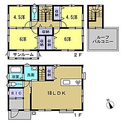 佐伯区千同1丁目　1 4LDKの間取り