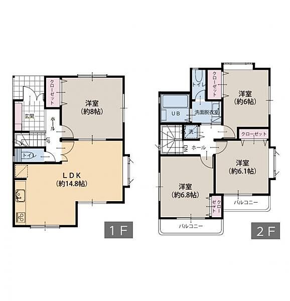 動線の良い間取りは住む人の使いやすさを一番に考えた設計です！計算されたゆとりとひかりが空間を演出！！永く住むを念頭に日々変化していくライフスタイルにも対応できるように思いやりのつまった間取りです！