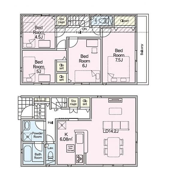 間取りを拡大表示
