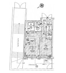 JR中央本線 高円寺駅 徒歩3分の賃貸マンション 1階1LDKの間取り