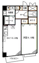 JR中央本線 高円寺駅 徒歩6分の賃貸マンション 5階1LDKの間取り