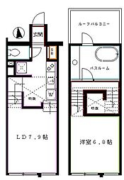 東京メトロ丸ノ内線 東高円寺駅 徒歩4分の賃貸マンション 5階1LDKの間取り