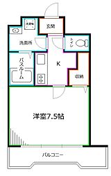 ロイヤルハイツ新高円寺 1Kの間取図画像