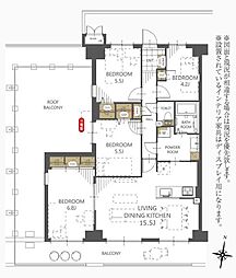 間取図画像 4LDK