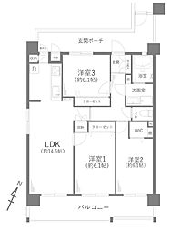 間取図画像 3LDK