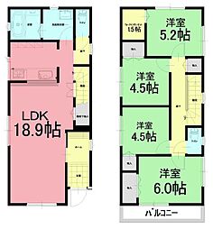 川越市的場 中古戸建