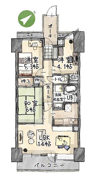 間取り：311002463606