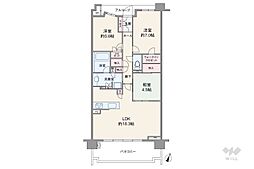 間取図画像 3LDK