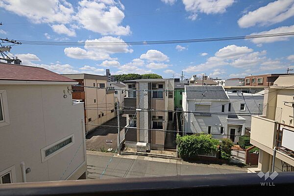 3階南側バルコニーからの眺め（南方向）［2025年7月22日撮影］