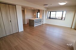 ライオンズガーデン植田中央 3LDKのリビング/ダイニング