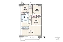 ダイアパレス日進 3LDKの間取図画像