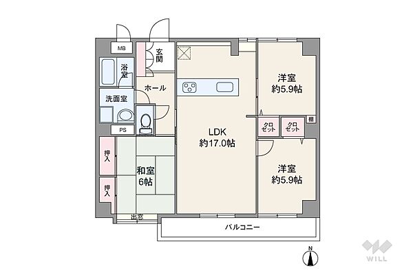 間取り：323000432504