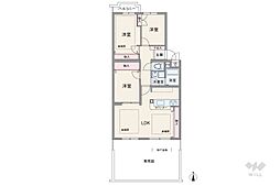 間取図画像 3LDK