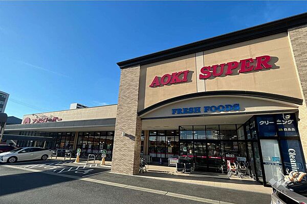 アオキスーパー(植田店)の外観