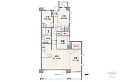 プラウド昭和楽園町テラス 4LDKの間取図画像