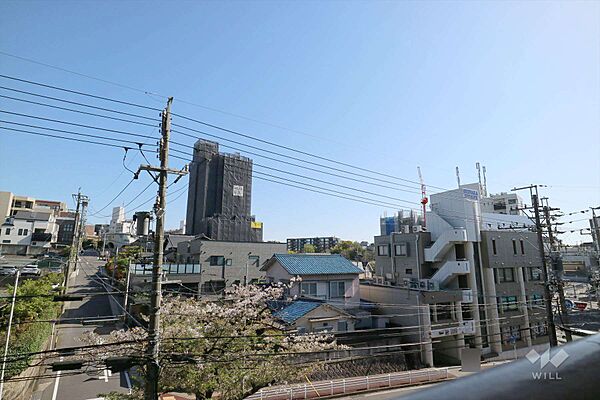 バルコニーからの眺め（南西方向）［2026年4月8日撮影］