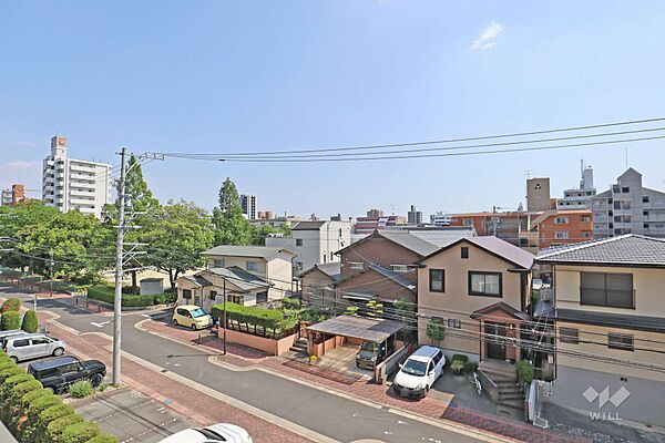 バルコニーからの眺め（南東方向）［2026年5月21日撮影］