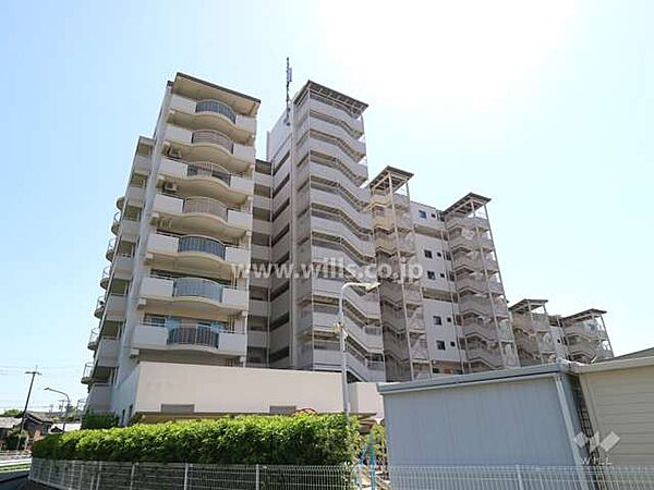 檀渓アイリスの外観（北東側から）