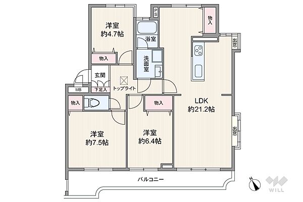 間取り：323000503363