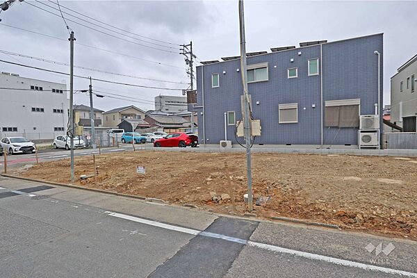 全3区画の分譲地（西側から）［2026年5月14日撮影］