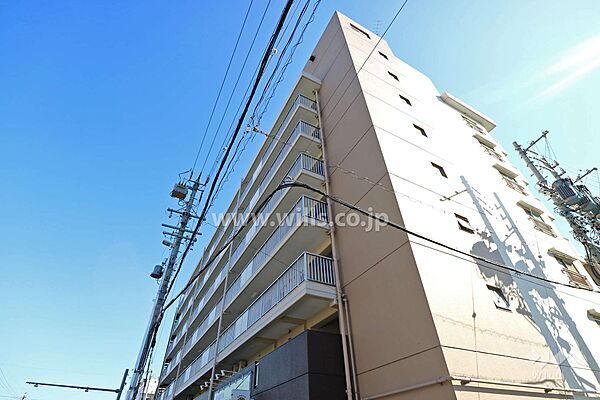 川名ダイヤハイツA棟の外観(北西側から)