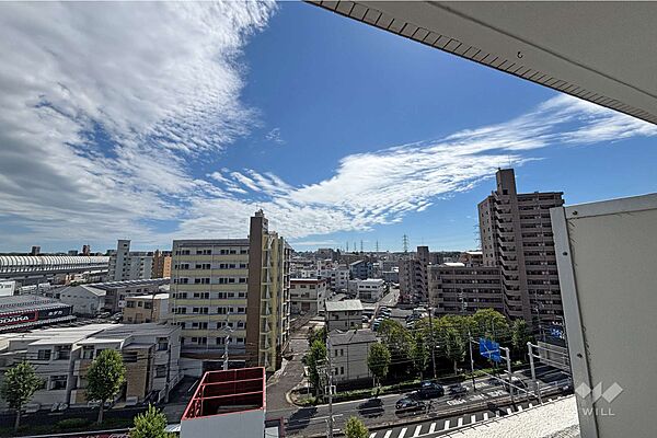 バルコニーからの眺め（南西方向）［2026年9月28日撮影］