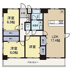 間取図画像 3LDK