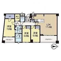 間取図画像 3SLDK