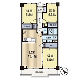 間取図画像 3LDK