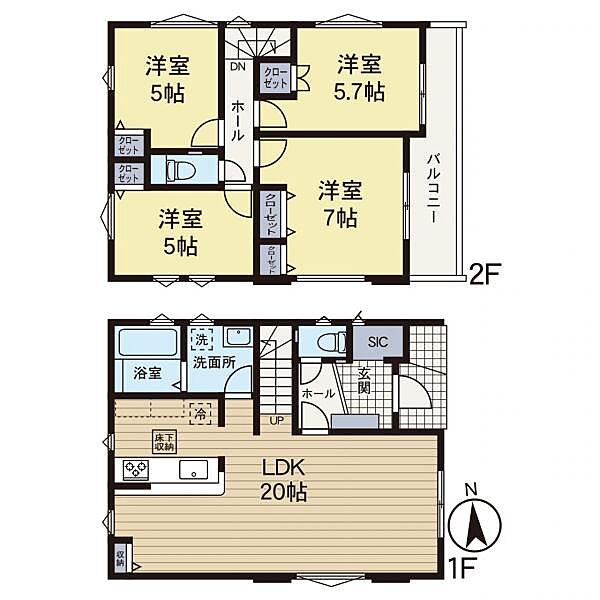 間取りを拡大表示