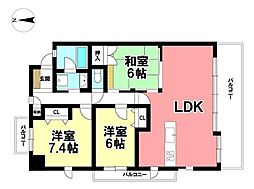 間取図画像 3LDK