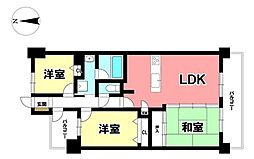 ライオンズガーデン戸田 3LDKの間取図画像