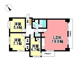 間取図画像 3LDK
