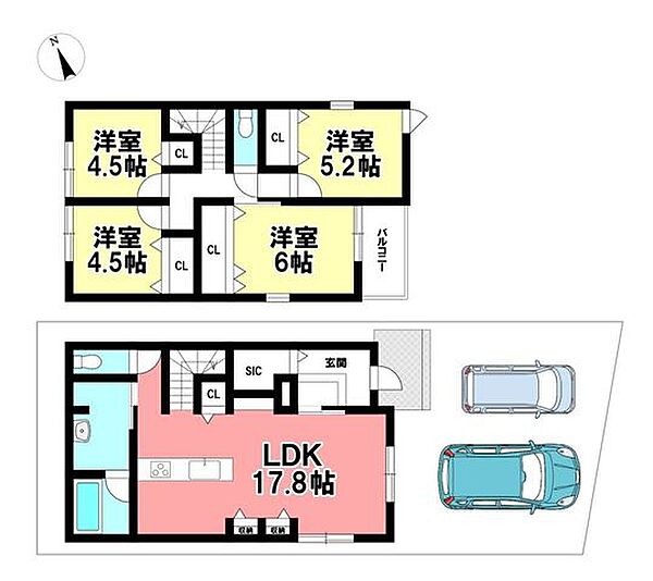 建物プラン例（間取り図）