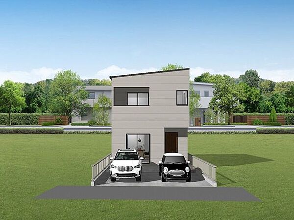 建物プラン例（外観パース)