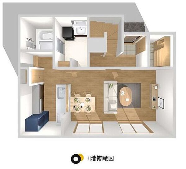 建物プラン例（内観パース)