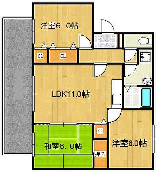 同じ建物の物件間取り写真 - ID:240025846129