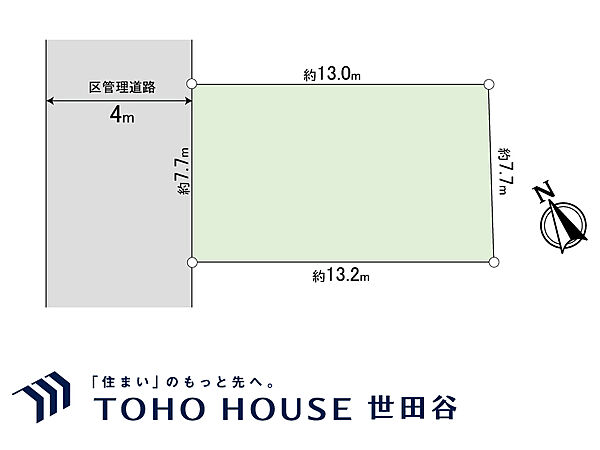土地面積100m2