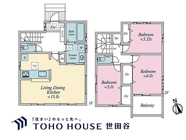(1号棟)、3LDK、土地面積100.41m2、建物面積77.75m2