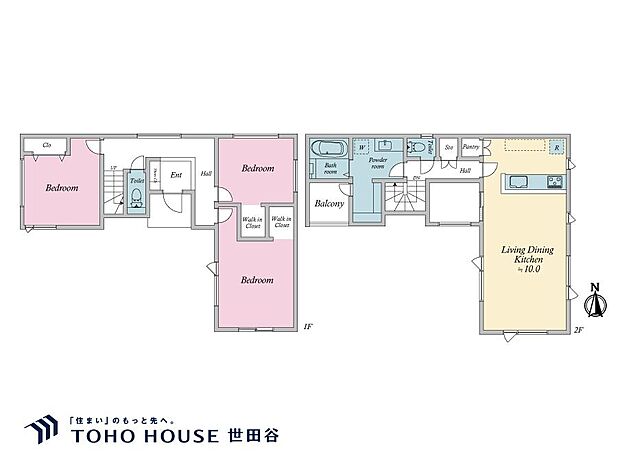 3LDK、土地面積176.43m2、建物面積101.64m2