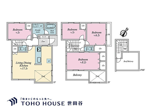 (C棟)、4LDK、土地面積100.12m2、建物面積99.88m2