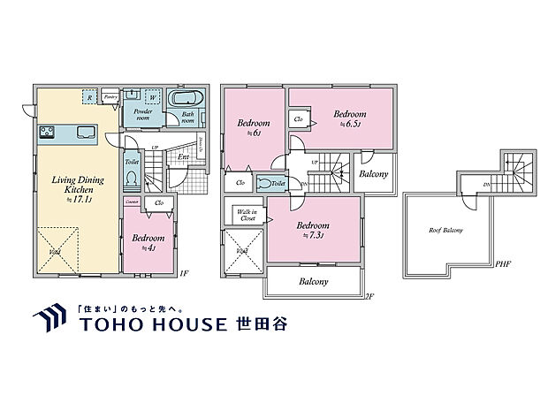 (E棟)、4LDK、土地面積100.13m2、建物面積99.77m2