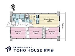 間取図画像 3LDK