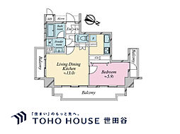 間取図画像 1LDK