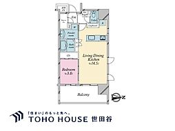 アトラス渋谷公園通り 1LDKの間取図画像