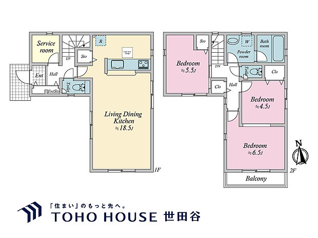 3LDK+S（納戸）、土地面積109.81m2、建物面積84.24m2
