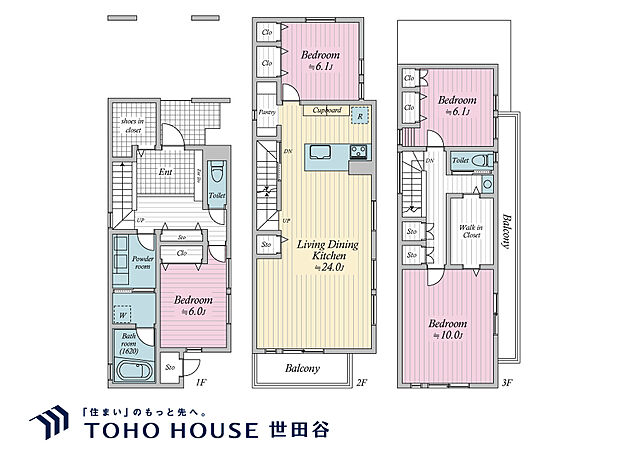 建物プラン例、建物面積 91.49m2