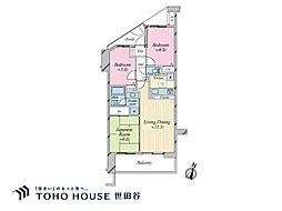ナイスアーバン大井南プロムナード 3LDKの間取図画像