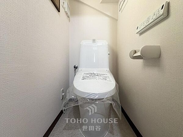 快適な温水清浄便座付。いつも使うトイレだからこそ、こだわりたいポイントですね。