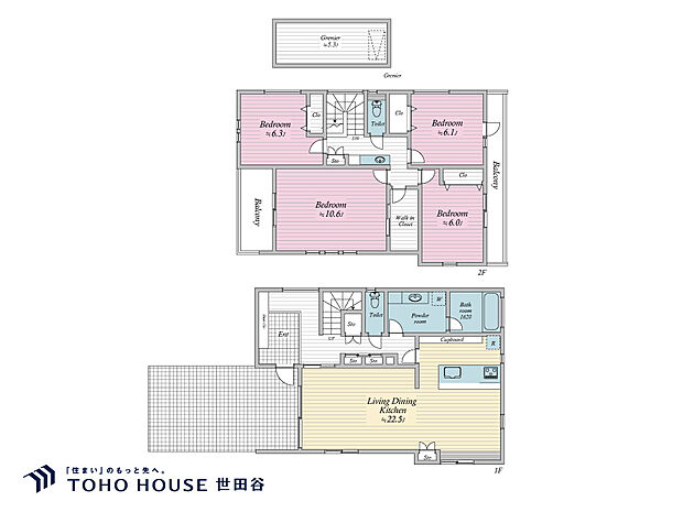 建物面積 133.47m2　